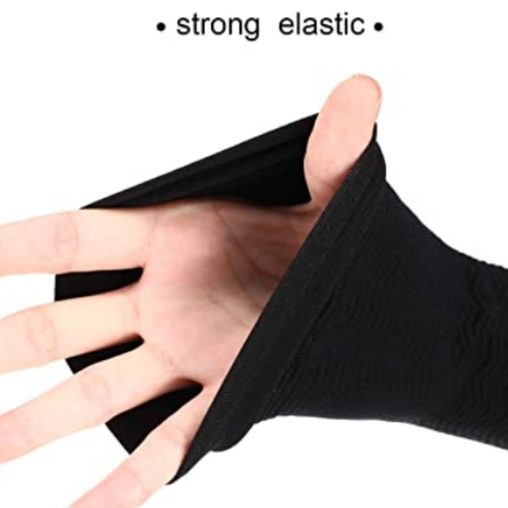 1 NEW PAIR OF BLACK OR SLIMMING COMPRESSION ARM SHAPERS - Picture 4 of 6